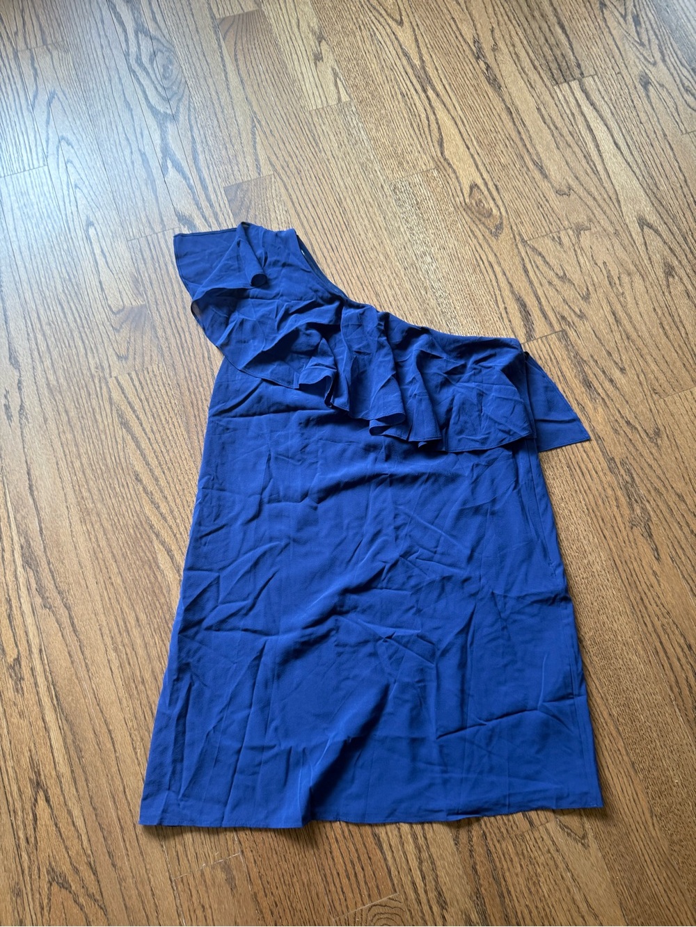 Alice + Olivia Navy Blue Dress with Satin Trim